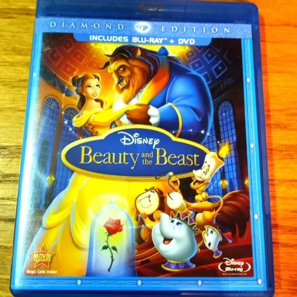 Disney Other - Walt Disney's BEAUTY AND THE BEAST Diamond Edition on BLU-RAY + DVD